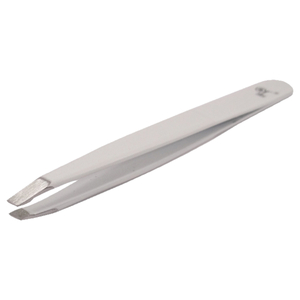 Or Bleu Diamond Slant Tip Tweezers