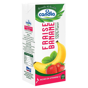 Candia Juice Fraise Banane Nectar 180Ml