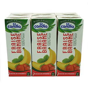 Candia Juice Fraise Banane Nectar 180Ml X6
