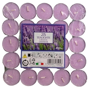 Tea Light Aladino Lavender (25 Pieces)
