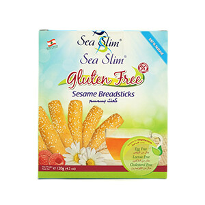 Sea Slim G/F Kaak Sesame Breadsticks 120G