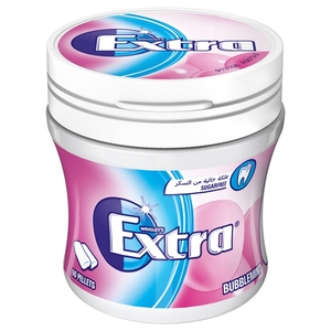 Wrigley's Extra Biggie Gum Bubblemint Bottle 60P 84G