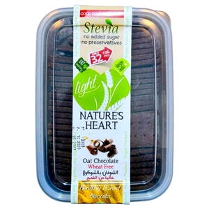 Stevia Natures Heart Oat Biscuits 300G