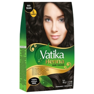 Vatika Hair Color Henna Deep Black 60G