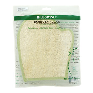 The Body Set Green Bamboo Bath Glove