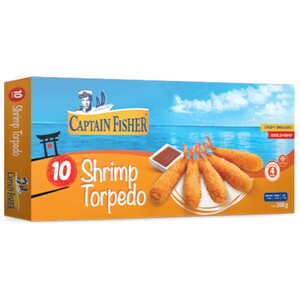 Captain Fisher Frozen Shrimp Torpedo 10 Pieces 200G