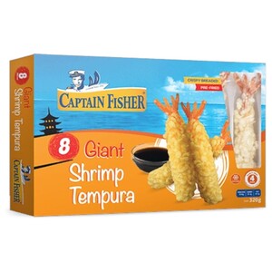 Captain Fisher Frozen Shrimp Tempura 8 Pieces 320G