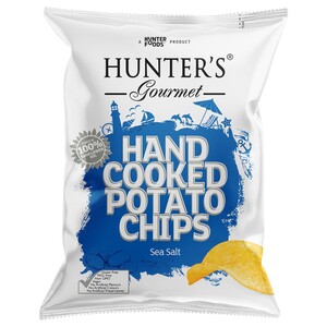 Hunter's Gourmet Potato Chips Sea Salt 125G