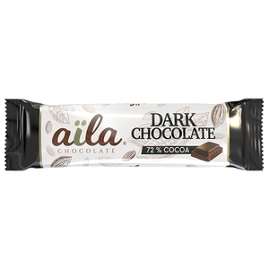 Aïla Dark Chocolate Bar 72%Cocoa 40G