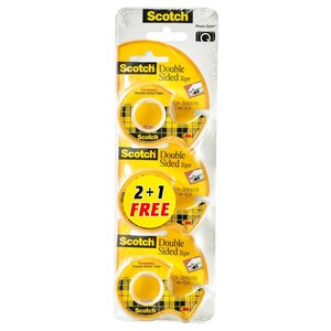 Scotch Double Sided Tape 2 + 1 Free