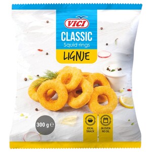 Vici Frozen Breaded Squid Rings Lignie 300G