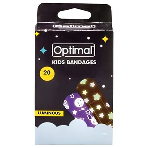 Optimal Kids Bandage Luminous 20 Pieces