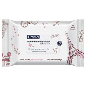 Optimal Hand And Body Wipes 15 Pieces