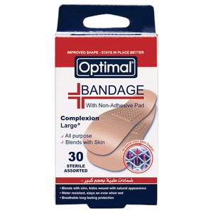 Optimal Bandage Complexion Large 30 Pieces