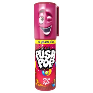 Bazooka Push Pop Raspberry & Cola 15G
