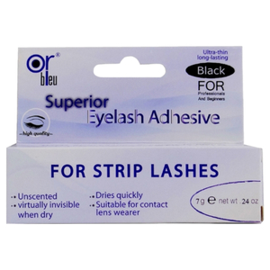 Or Bleu For Strip Lashes Black