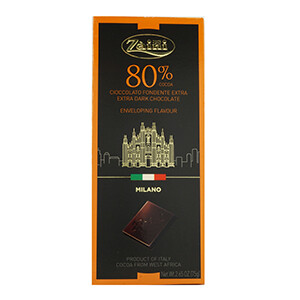 Zaini Extra Dark Chocolate 80%Cocoa 75G