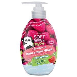 Cosmaline Soft Wave Kids Hand And Body Wash Strawberry 550Ml