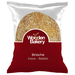 Wooden Bakery Brioche Coco Raisin 80G