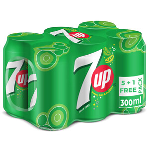 7Up Can 330Ml*5+1Free