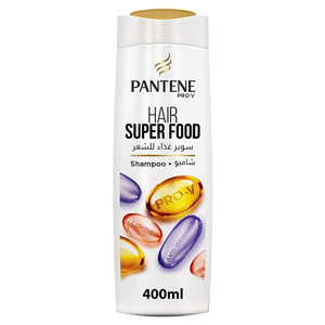 Pantene Shampoo Hair Super Food 400Ml