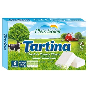 Plein Soleil Tartina Creamy Cheese 6 Squares 100G