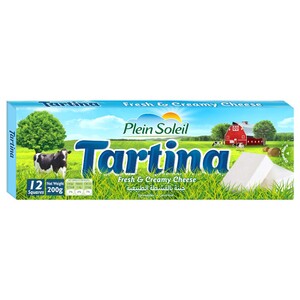 Plein Soleil Tartina Creamy Cheese 12 Squares 200G