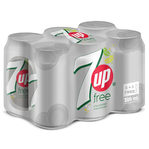 7Up Diet Can 330Ml 5+1Free