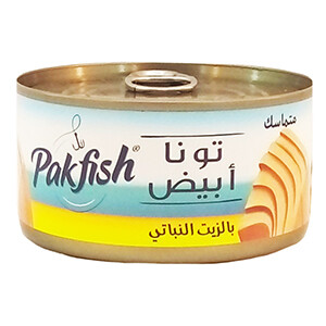 Pakfish White Meat Tuna In Oil 185G