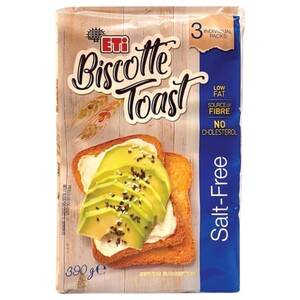 Eti Biscotte Toast No Salt 390G
