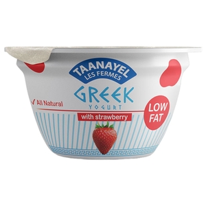 Taanayel Greek Yogurt Strawberry Low Fat 150G