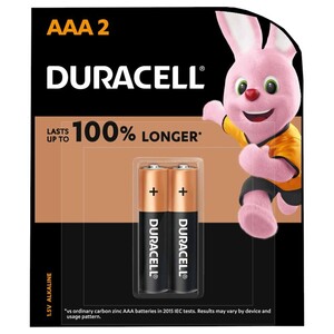 Duracell Battery Aaa 2 Pieces