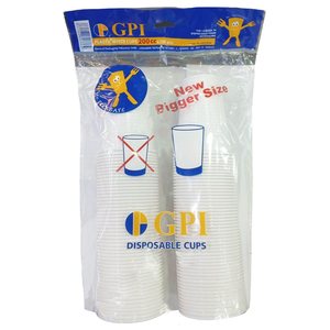 Gpi Cups White 200Cc X100
