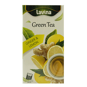 Lavina Ginger & Lemon Green Tea 25Tb
