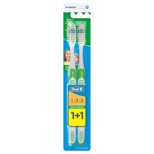 Oral-B Toothbrush Medium 1+1 Free