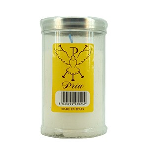 Pria White Candle T30