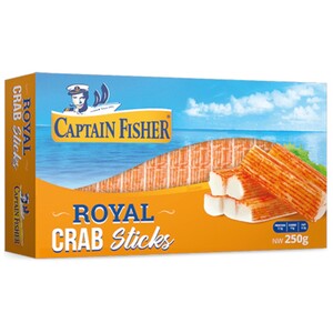 Captain Fisher Frozen Royal Crab Sticks 250G