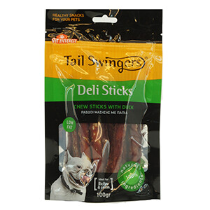 Tail Swingers Chew Stick With Duck 5 Inch 100G