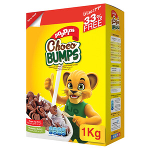 Poppins Choco Bumps 1Kg +33% Free