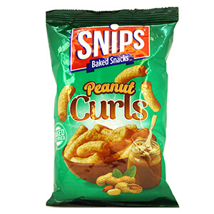 Snips Curly Peanuts 17G