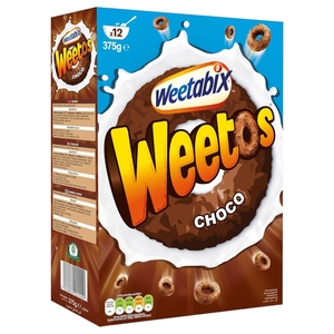Weetabix Weetos Chocolate Wheat 375G