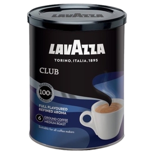 Lavazza Ground Coffee Club Tins 250G