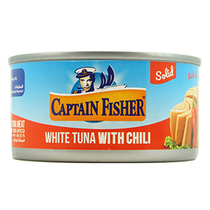 Captain Fisher White Tuna With Chili 185G