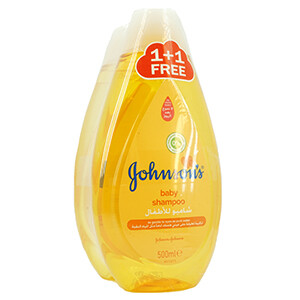 Johnson Baby Shampoo 500Ml 1+1 Free