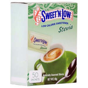 Sweet'n Low Stevia 50 Sachets 40G