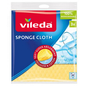 Vileda Sponge Cloth 3 Pieces