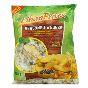 Liban Frites Seasoned Wedges 900G