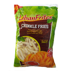 Liban Frites Crinkle Fries 2.5Kg