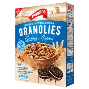 Poppins Granolies Cookies & Cream Oats 350G