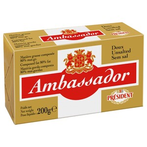 Ambassador Butter Unsalted 200G